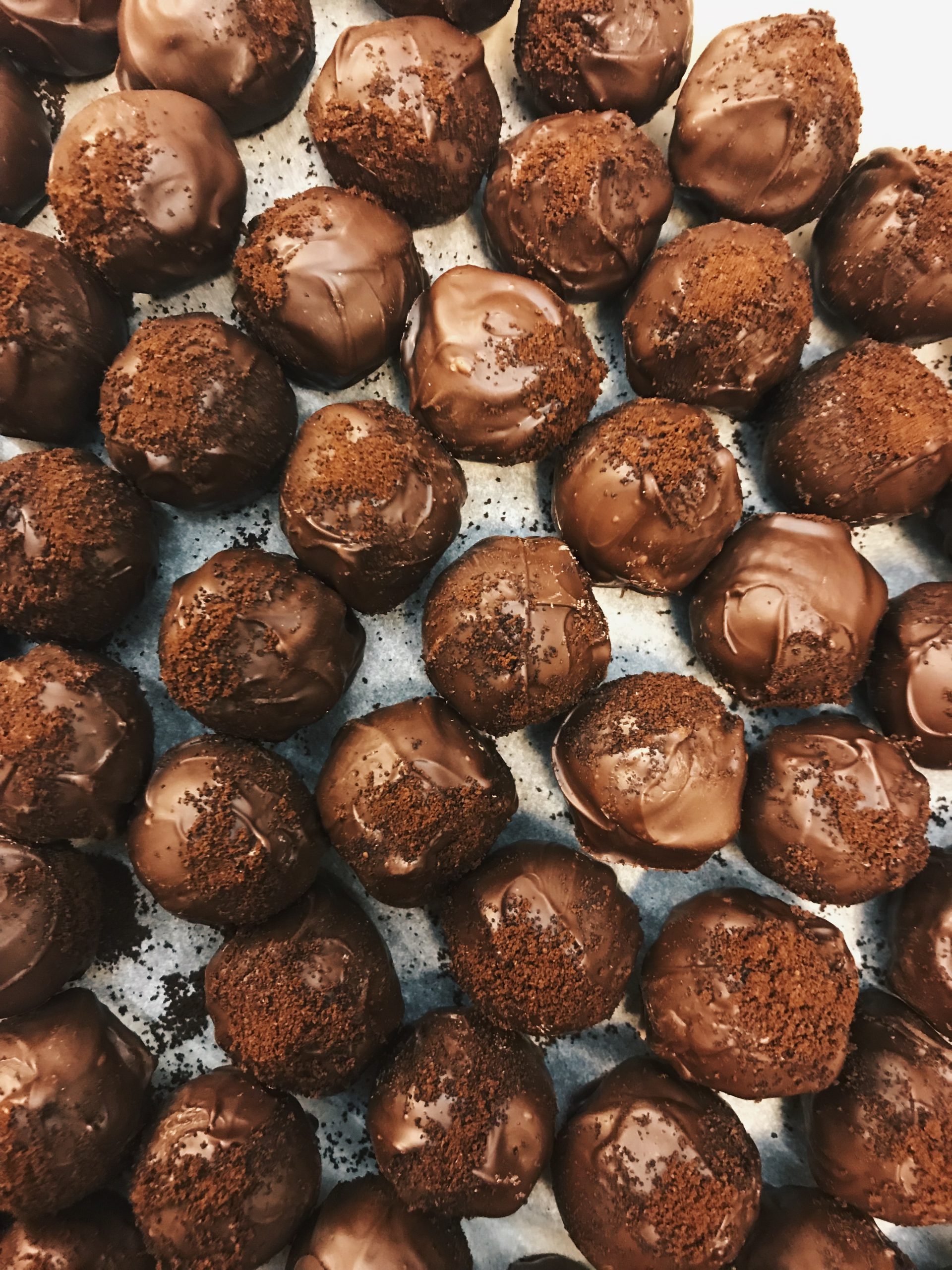 chocolate fudge balls