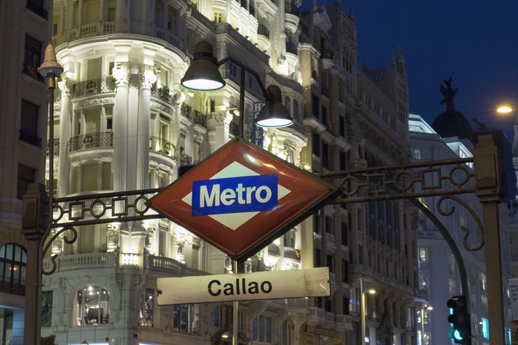 metro station sign