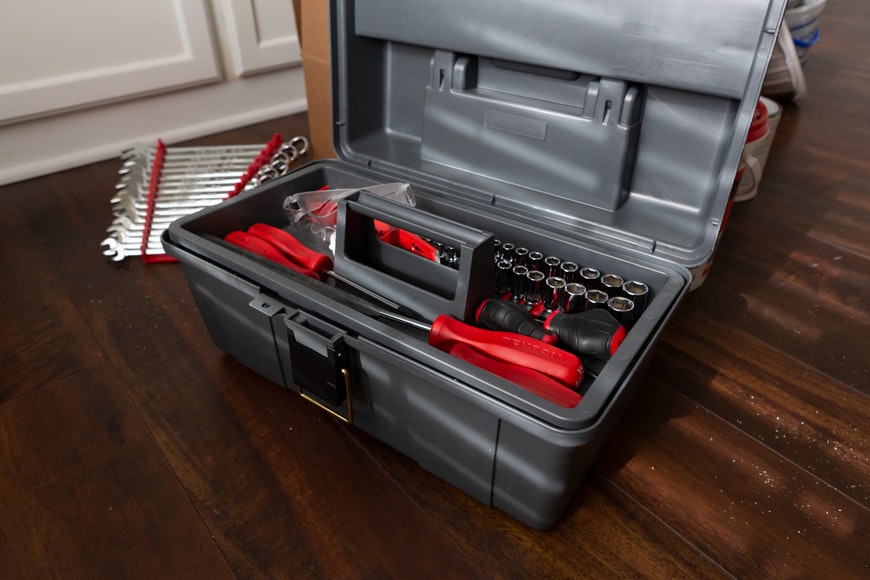 Black decker drill and home tool kit