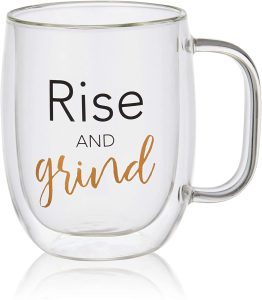 rise and grind mug