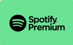 Green Spotify Premium Gift Card