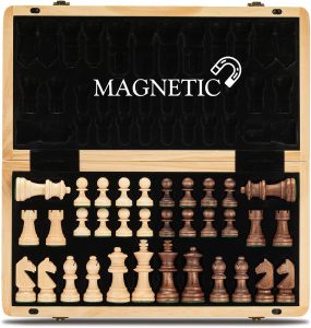 magnetic chess set in a box