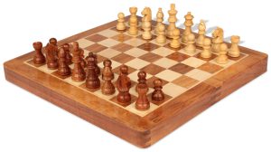 acacia wood chess board