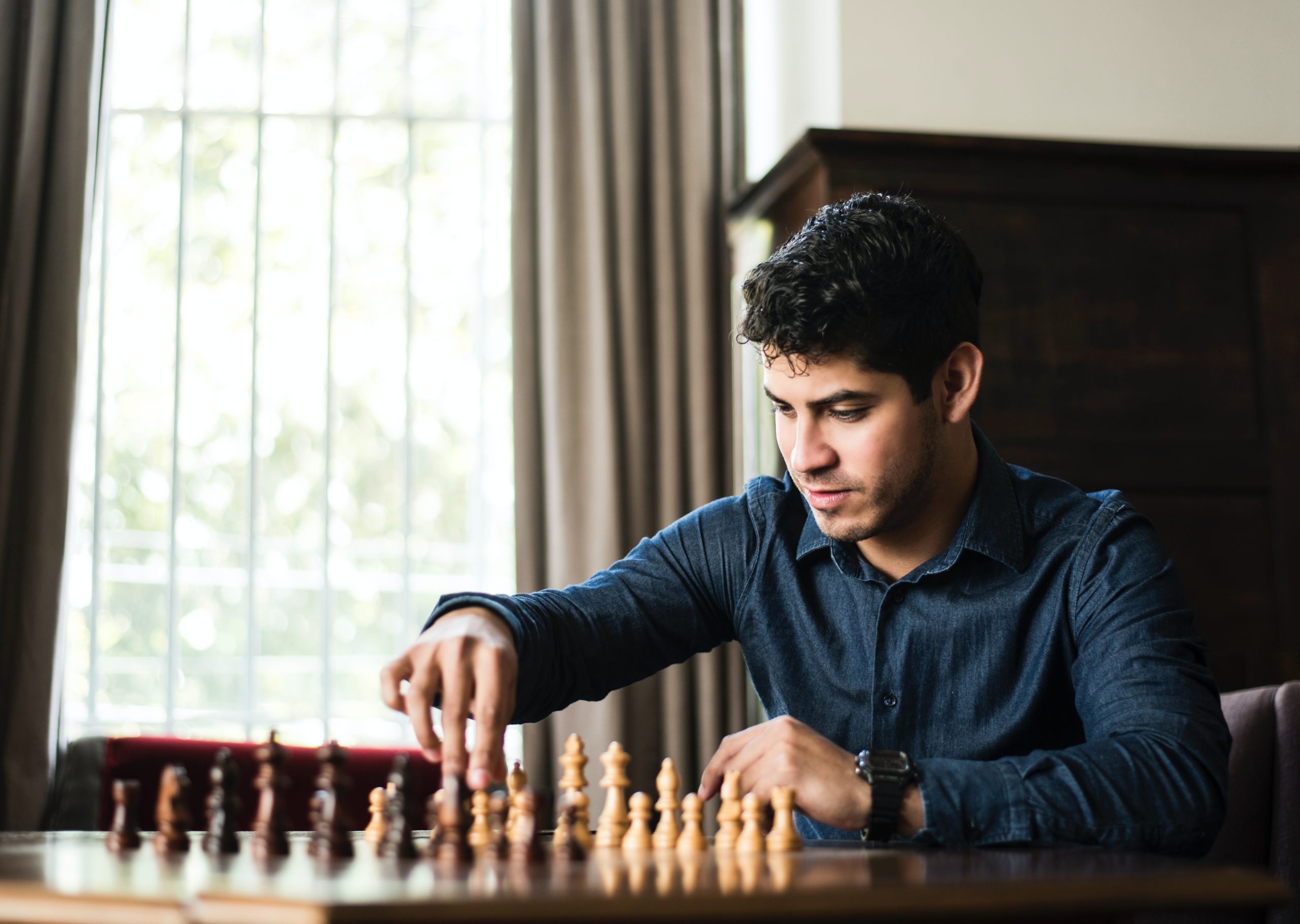 Chess Opening: Caro-Kann Defense Stock Photo - Alamy