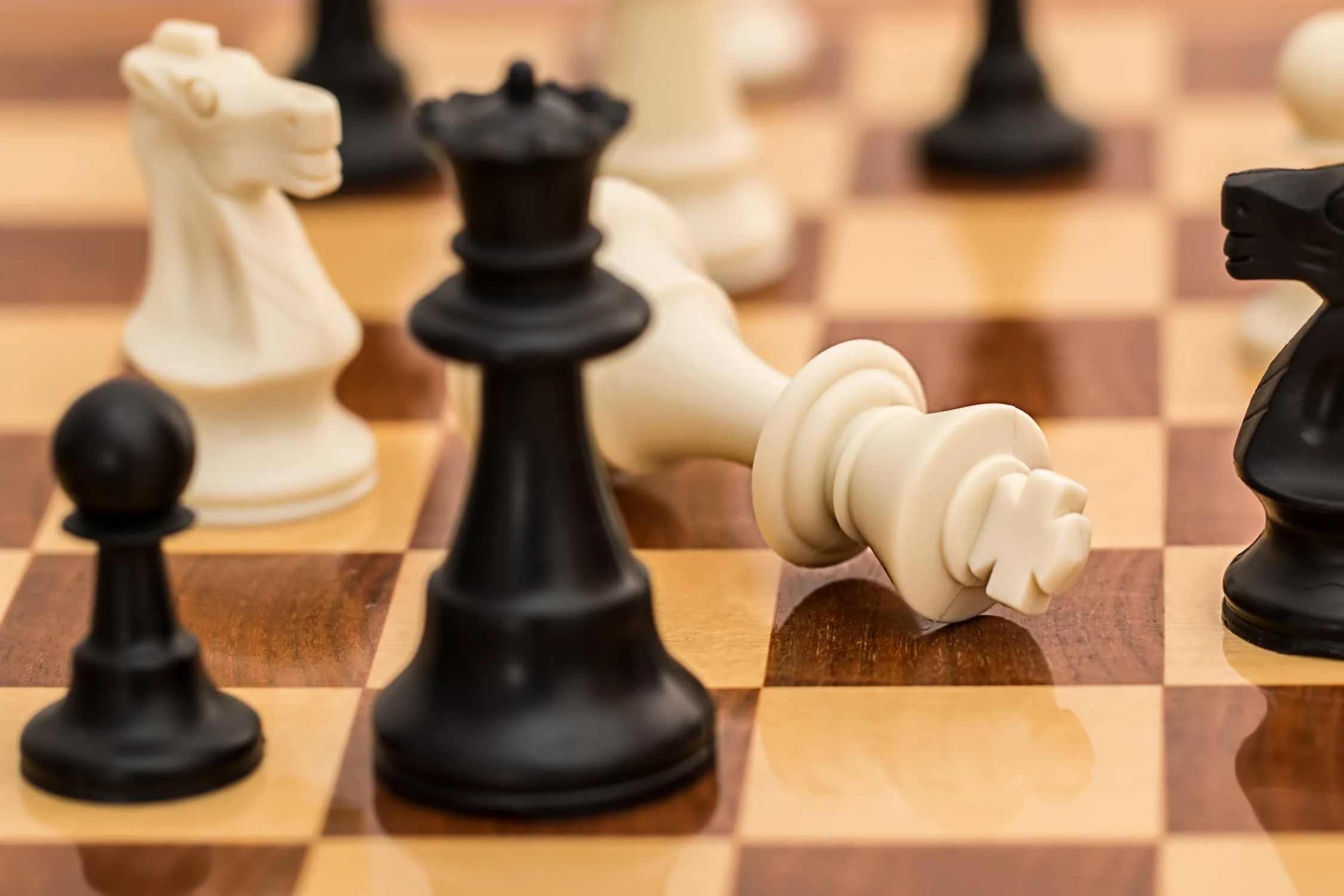 Checkmate A decisive business strategy ends the chess game with a